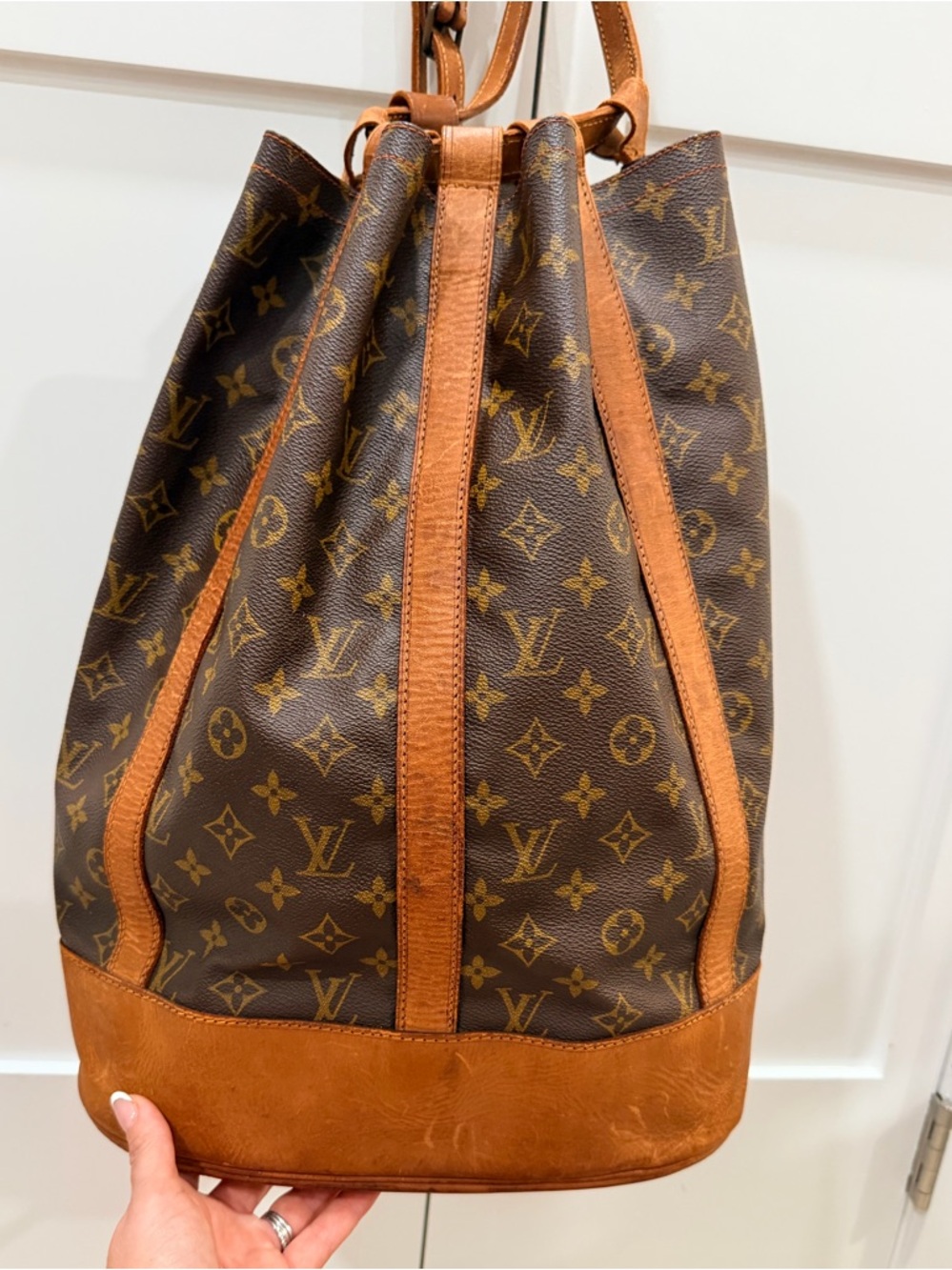 Louis Vuitton GM Logo Backpack Rondndonee & Drawstring LV Dustie + COA❣️
